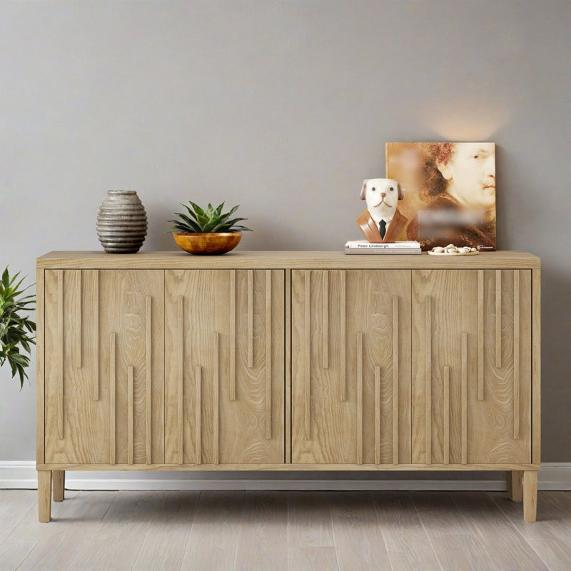 Console 59,82 po, Naturel