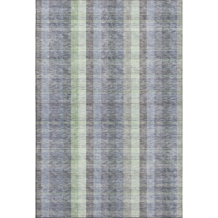 Premium Machine Washable Prisco Pewter Rug