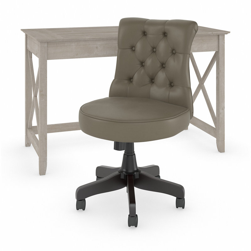 Ovia Writing Desk, Washed Gray