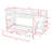 Dhyan Kids Twin Over Twin Bunk Bed with Drawers-1450981864