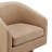 Bennett Vegan  Leather Swivel Barrel Chair-105831747