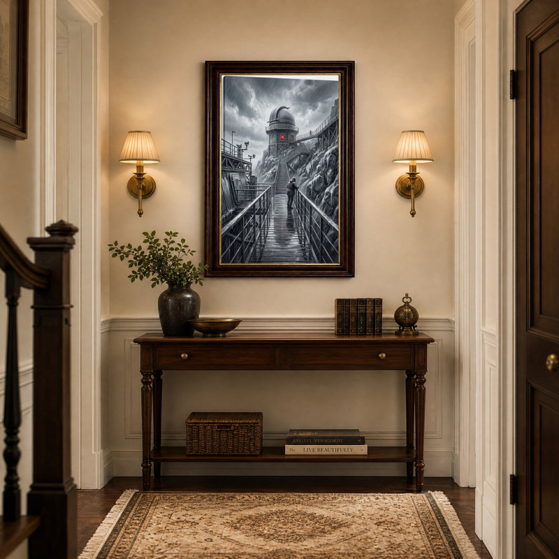 «Dark Stormy», art mural sur toile, H 24 po x l 16 po