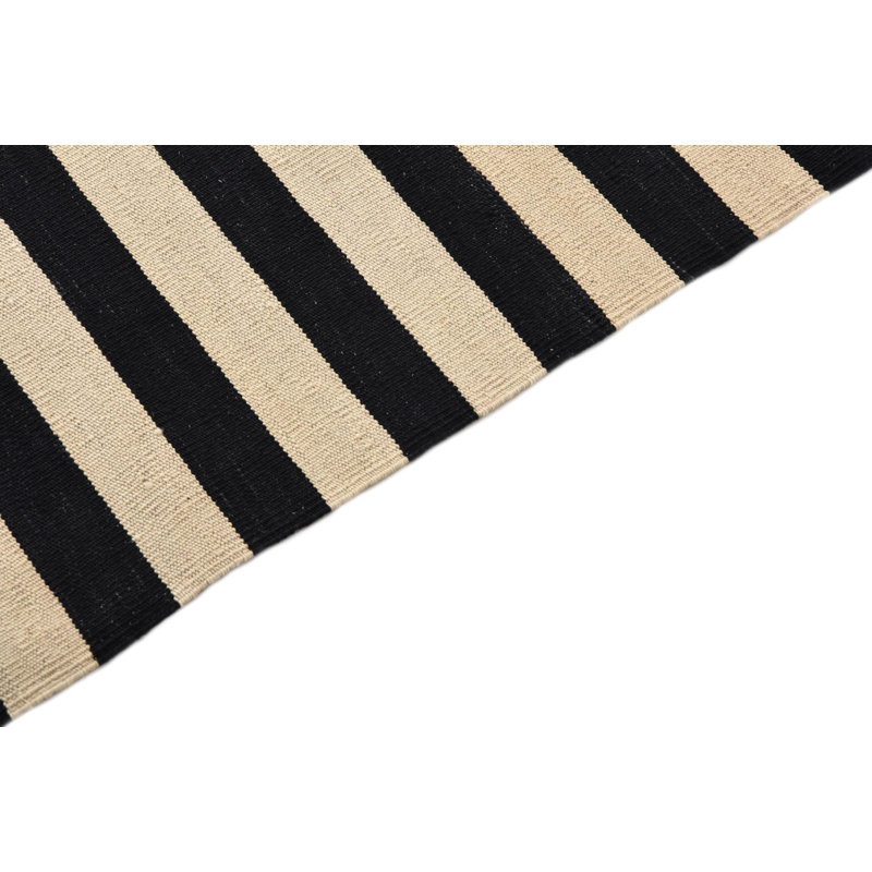 Tapis noir et blanc Noor