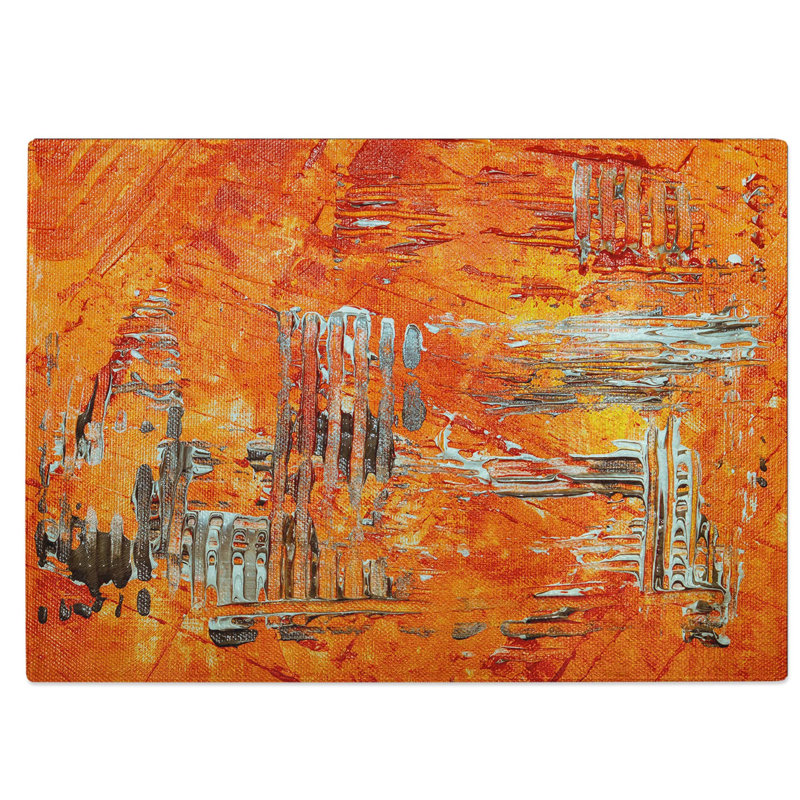 Tempered Glass Art Painting Vol.246 Chopping Board, 39 cm W x 28.5 cm L