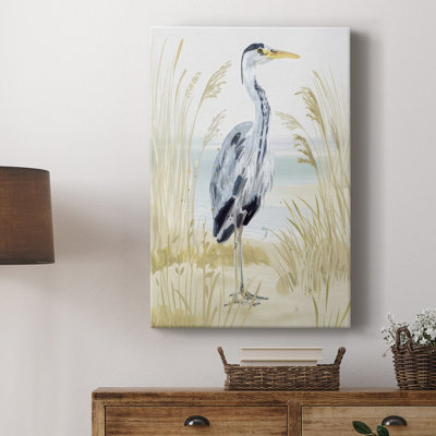 Héron sur la côte I - galerie sur mesure Cavas
