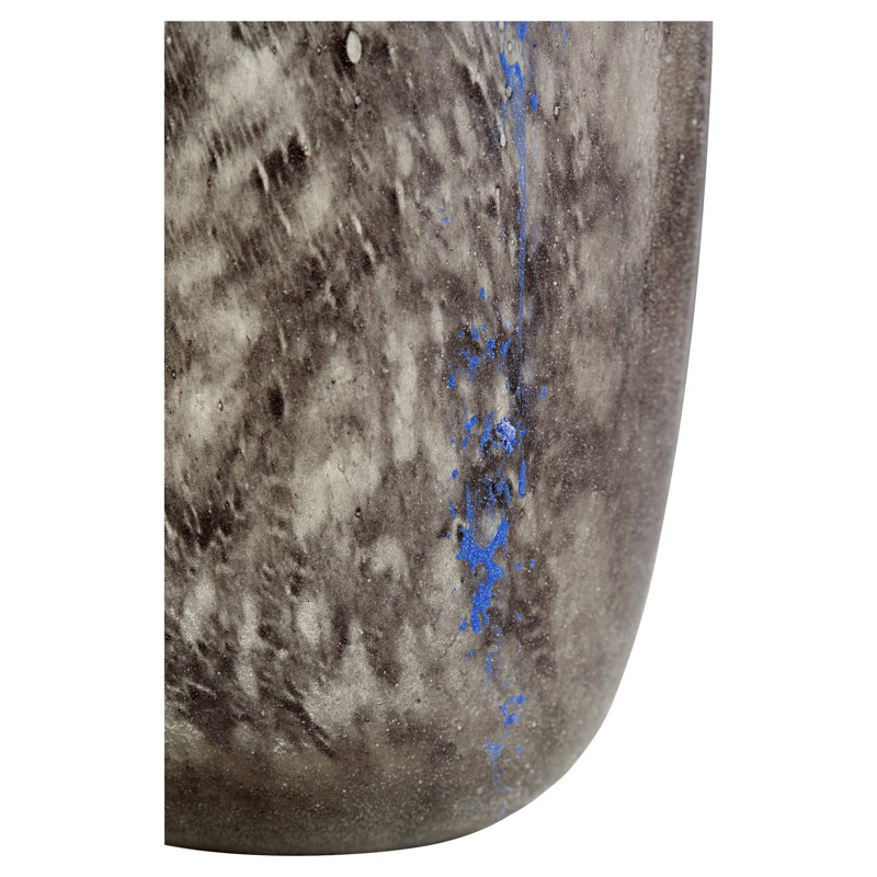 Bluesposion Glass Table Vase 1, 12.25" H x 5" W x 5" D
