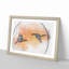 Two Heron Birds in Flight in Abstract - Picture Frame Graphic Art Print-55777754-55777751