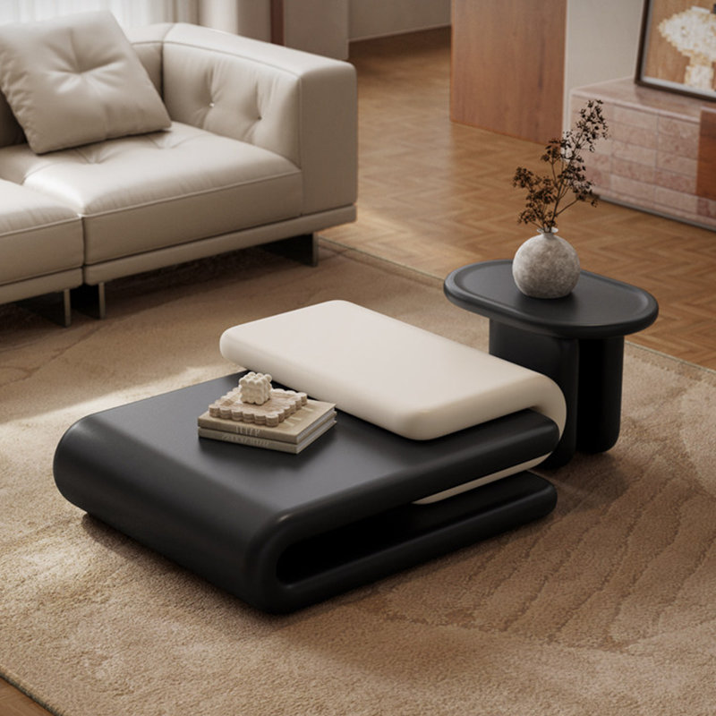 Table basse en bois de style nordique