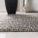 Tapis gris tissé à la main Adelmar