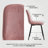 Set Of 4 Velvet Upholstered Dining Chairs With Black Metal Legs-770323837
