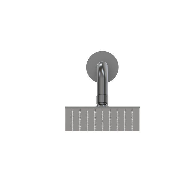 Pomme de douche entièrement réglable et autonettoyante, Noir mat