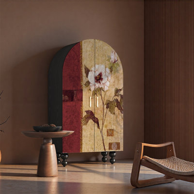 Classic Walnut Wood Storage Wardrobe