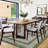 Mcquay Machine Washable Rug Non-Shedding Rug for Living Room Bordered Design Modern Rug Soft Fluffy Pile Throw Rug Indoor Carpet Ultra-Thin Floor Cover for Bedroom Hallway Dining Room Kitchen Office Playroom-723655324