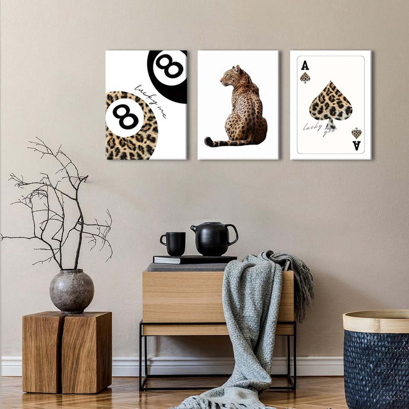 3 Piece Wrapped Canvas Print, 60 cm H x 40 cm W