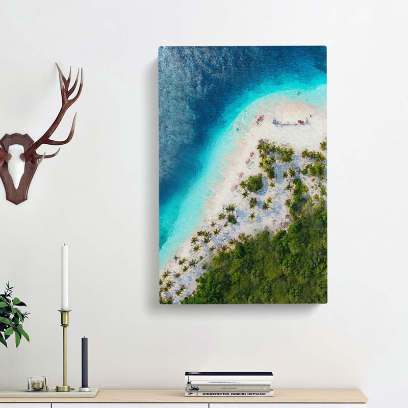 Beach In Caracas Venezuela - Wrapped Canvas, 60cm H x 40cm W x 3cm D