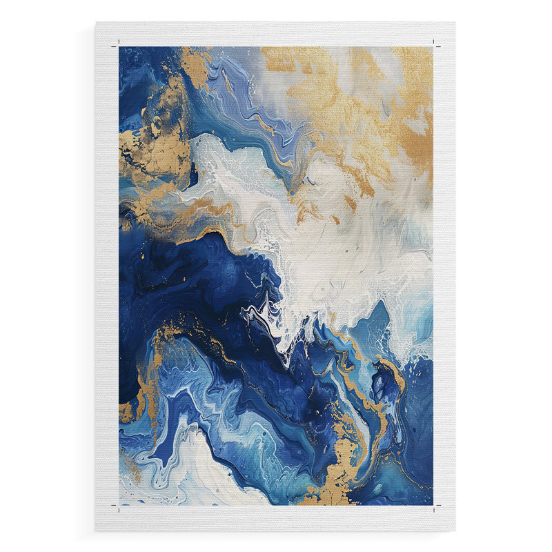 Série ABSTRACT CDV - Impression sur toile seulement - NON-CADRE, H 48 po x l 32 po