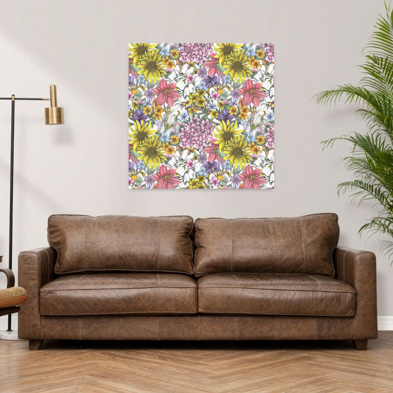 Art contemporain rétro, art contemporain, H 36 po x l 36 po
