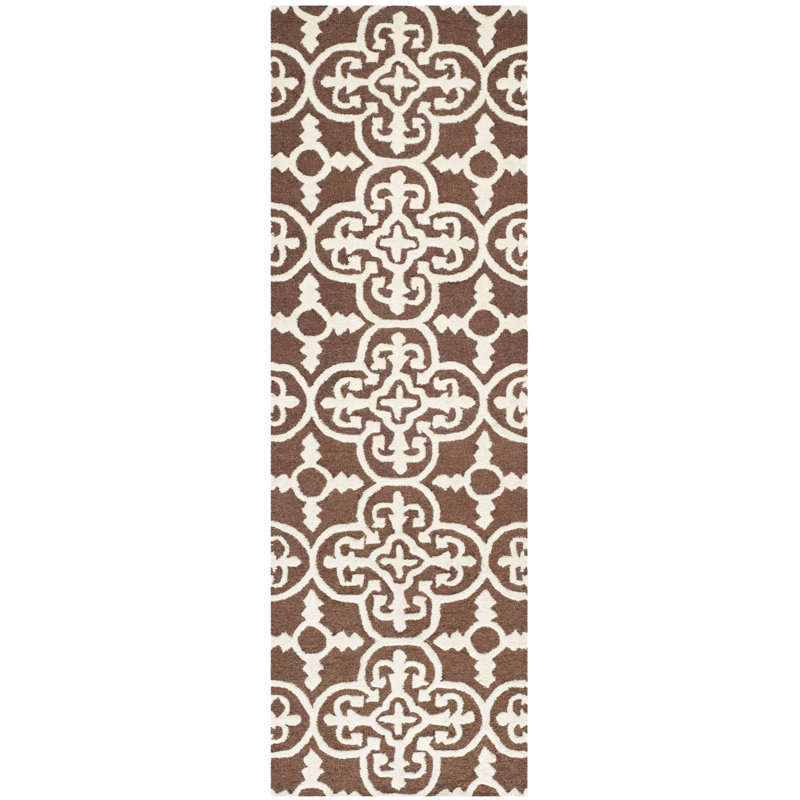 Cambridge Hand Tufted Wool Geometric Rug, Runner 2'6" x 6'
