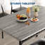 Table de salle à manger pour 2 personnes avec support de rangement, petite table de cuisine pour 2 personnes avec structure en métal, ensemble de 2 tables carrées avec chaises rembourrées, ensemble de salle à manger 3 pièces pour petits espaces, app-131199800-131199806-131199799-131199804