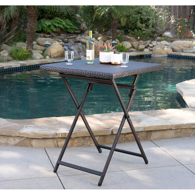 Table de bar en rotin