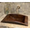 20" X 14" Rectangular Drop -in Copper Bath Sink With 2" Apron