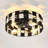 17.7" Caged Ceiling Fan With Light Kit And Remote Control