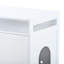 Enceinte de litière intérieure blanche pour chat avec tablette, 2 portes et prise, table d'appoint multifonctionnelle pour chat, l 31,5 po x P 20 po-309803680