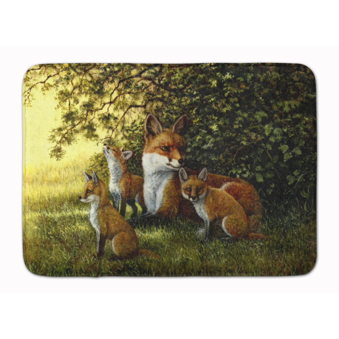 Memory Foam Bath Rug Millwood Pines