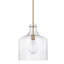 Luminaire suspendu en forme de cloche à 1 lumière Indépendant-759435437