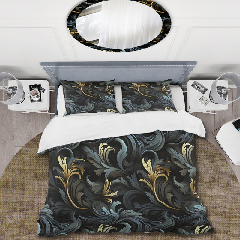 Ensemble de housse de couette Paisley, Housse de couette simple + 1 taie décorative stan