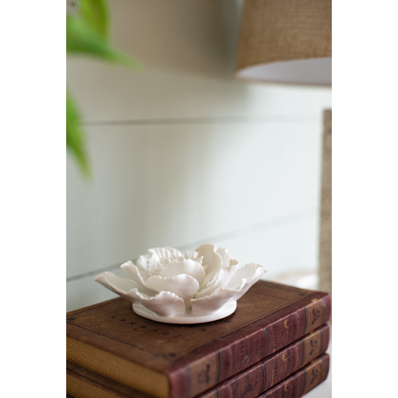 Handmade Ceramic Flower Wall Decor Accent
