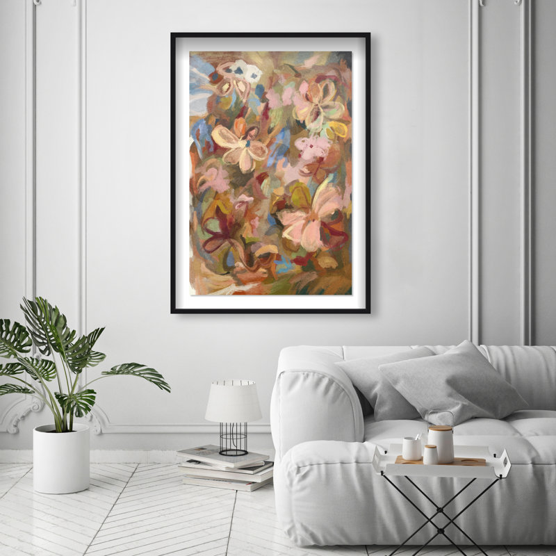 Moving Eden II Print by Oliver Gal, 25.5"H x 17.5"W, Black Shadowbox
