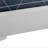 Lorana G6500C-QB3 Queen Bed , Silver Champagne-1796108624-1796108638