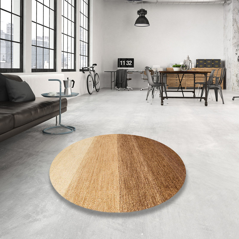 Abstract Indoor Rug, Round 8'