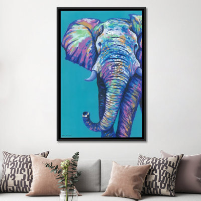 «Elephantastic», impression sur toile tendue