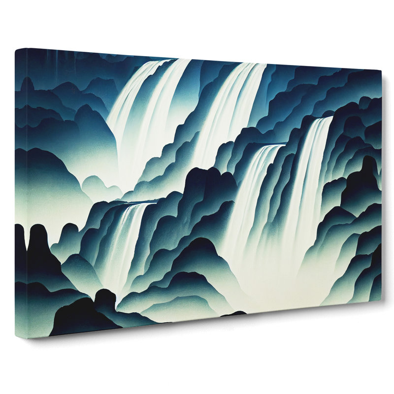 Gorgeous Waterfall - Wrapped Canvas, 35cm H x 50cm W x 3cm D