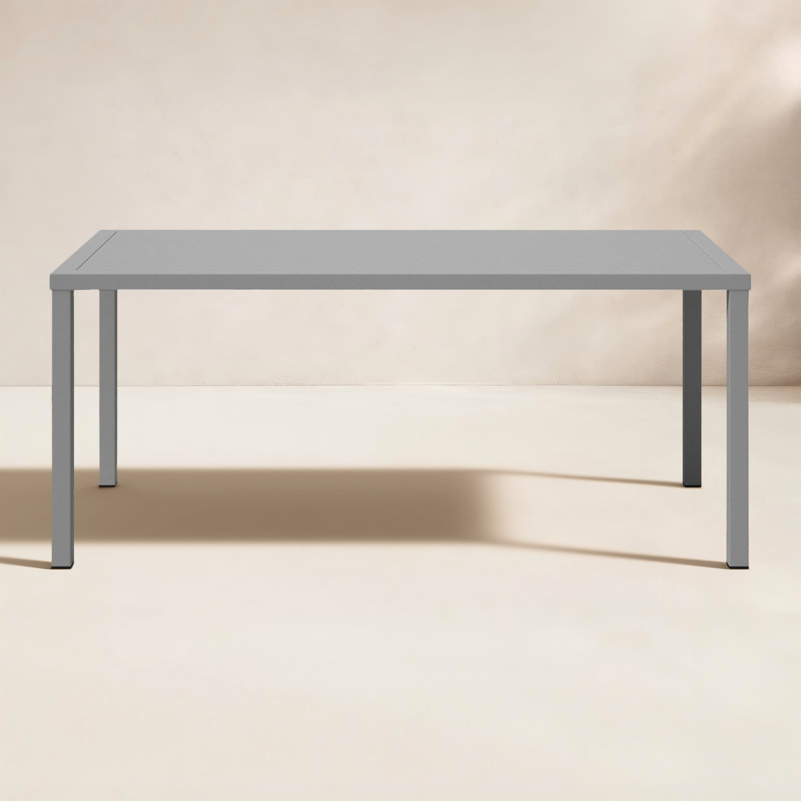 Ottie 71 " Patio Dining Table, Gray