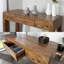 Theirry Solid Wood Top Writing Desk