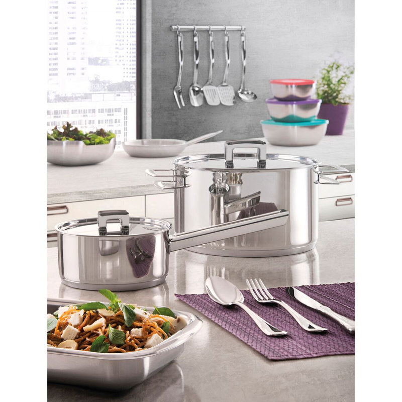 Tramontina 4 Pcs. Stainless Steel Cookware Set