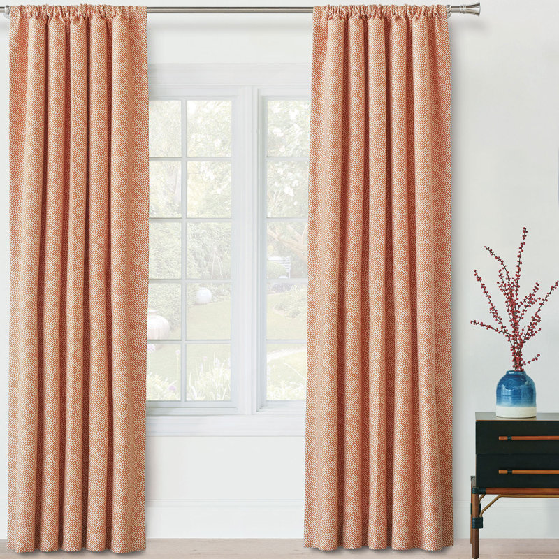Indira Room Darkening Curtain, 96" W x 120" L