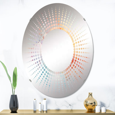Starburst Decorative Mirror-MIR117134-Oval