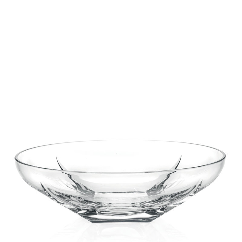 Elegant Clear Glass Decorative Centerpiece Bowl
