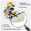 Horloge murale hexagonale et circulaire abstraite II - forme géométrique unique en métal, impression d'horloge murale asymétrique moderne-105567569