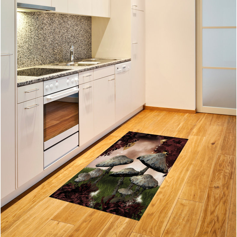 Scenery High Density Long Fiber Poly Threads Decorative Area Rug Carpet, Rectangle 2'7" x 5'