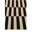 Tapis noir et blanc 3x5 Pinkerton