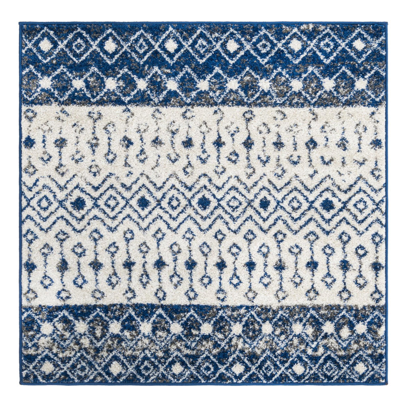 Somerville Geometric Indoor Rug, Square 4'