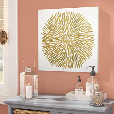« burst ii », reproduction de peinture à l’aquarelle sur toile