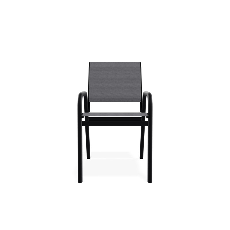 Chaise bistro Gardenella, Étain Augustine, Noir