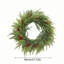 Real Touch Norfolk Pine Wreath, 45cm Artificial Christmas Wreath Faux Pine Green Wreath
