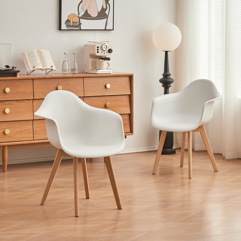 39cm H Wing Back Armchair, White